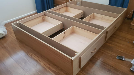 4 Drawer Pedestal Base