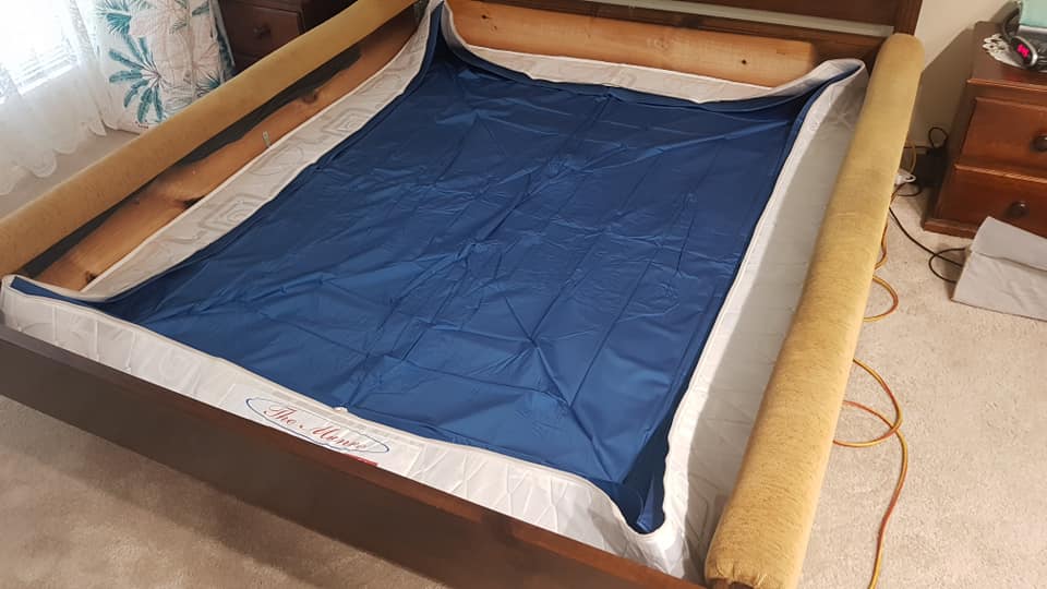 Timber Frame Waterbed Parts, Covers, Pedestal kits, Drawer bases and m ...